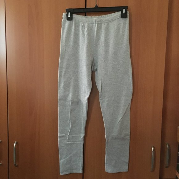 [Girl's/Teen's] Gray Plain Leggings - Picture 1 of 3
